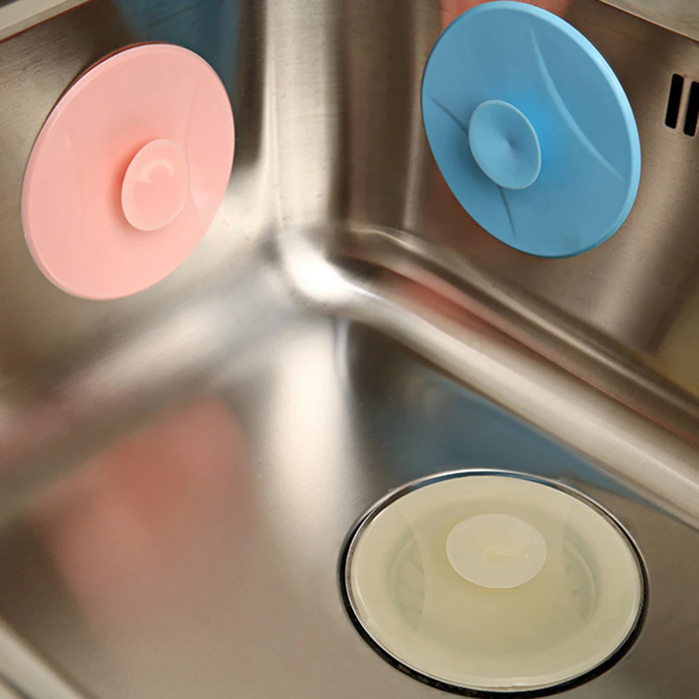 Rubber Bath Tub Sink Floor Drain Plug Kitchen Laundry Water Stopper Tool Adsorb