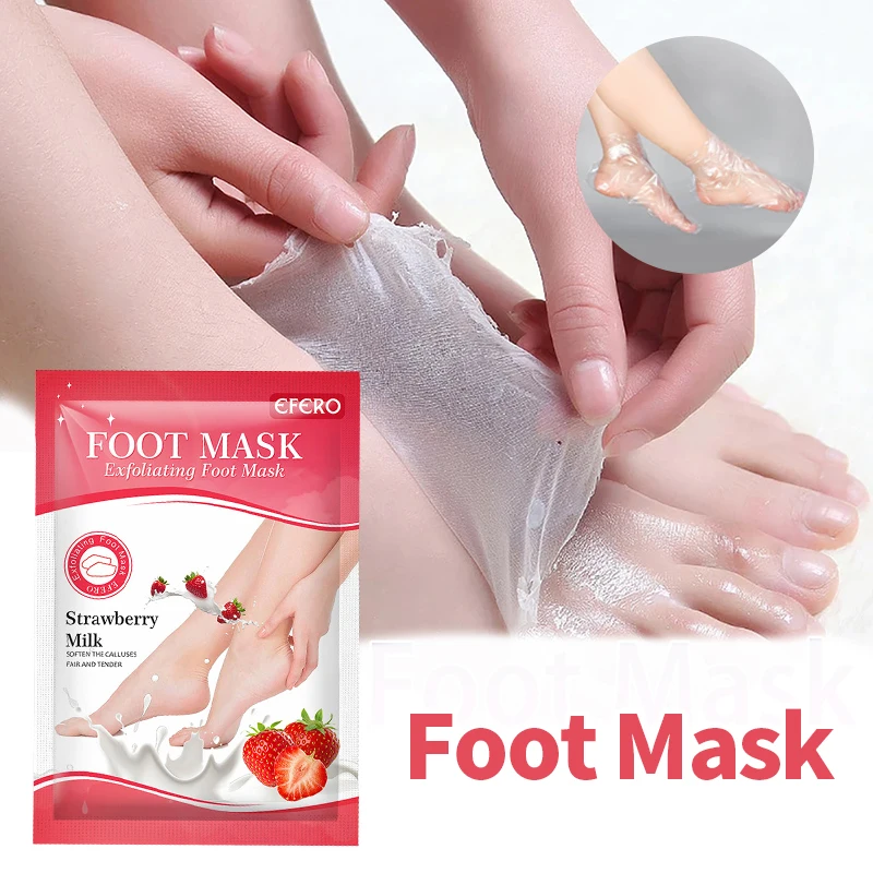 

Exfoliating Foot Mask Spa Pedicure Socks Anti Drying Cracking Heel Peeling Dead Skin Remover Moisturizing Care Feet Mask