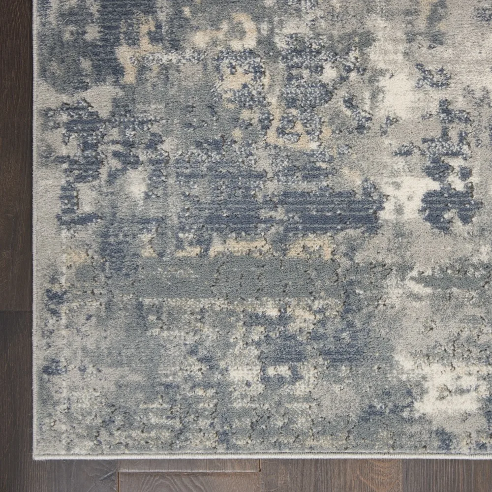 Concerto Abstract Grey/Beige 3'9 x 5'9 Area Rug, (4x6)