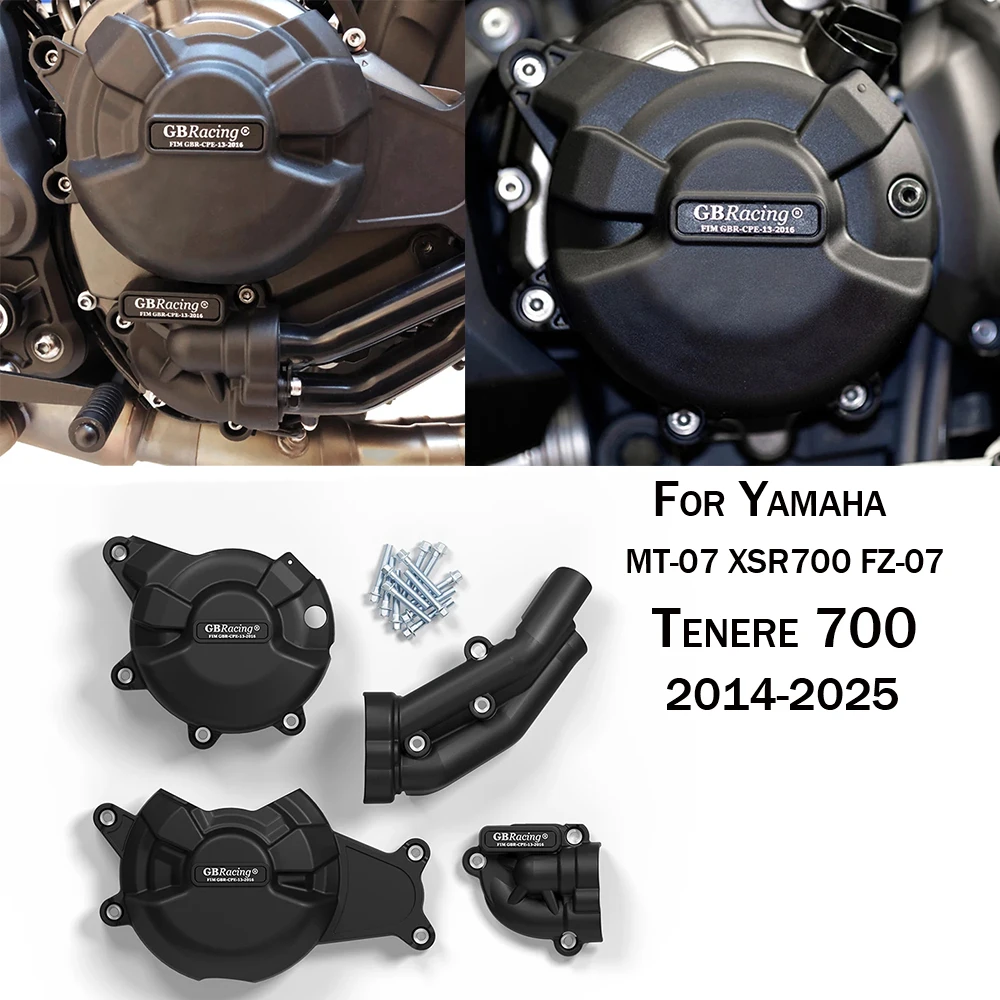 Capa de Proteção para Motor de Motocicletas GB Racing para Yamaha MT-07 FZ07 XSR700 MT07 Adventure Tenere 700 2014-2025