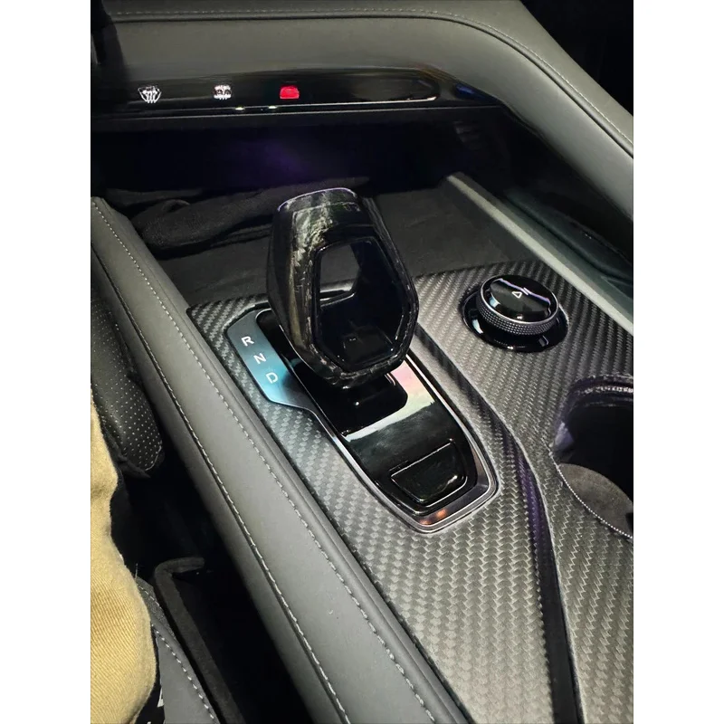 High Quality Carbon Fiber Hollow Out Gear Shift Lever For 001 FR 2021-2025