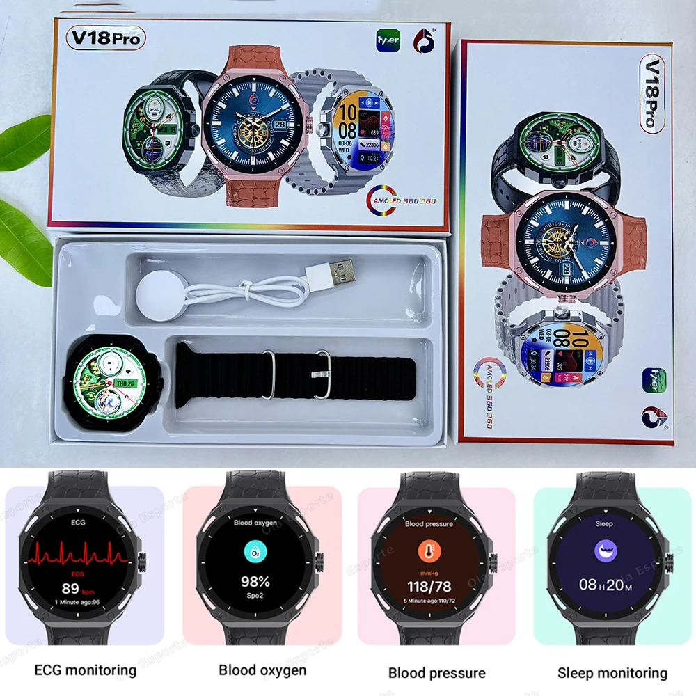 

Новые уличные умные часы для мужчин, пульсометр, голосовой помощник с искусственным интеллектом, Bluetooth-вызов, женский IP68, водонепроницаемый браслет, спортивные умные часы 2025