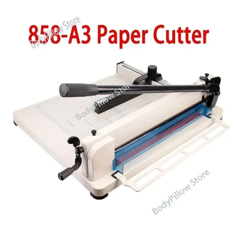 858-A3 A4 Manual Paper Cutting Machine 40mm Thickness Bench Paper Folding Tool Machine