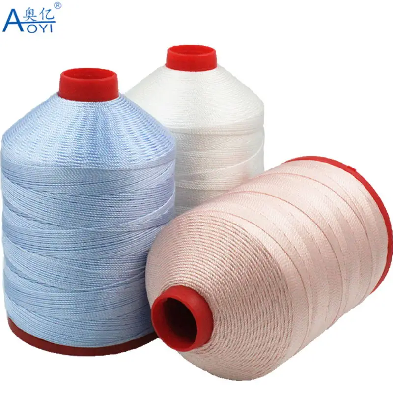 

18-Strand Hand Braided 1mm High Tenacity Polyester Filament Yarn CS Thread for Hand Knitting and Sewing with Dyed Pattern