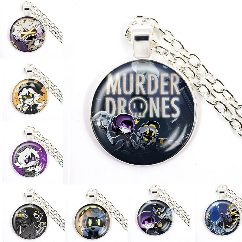 Murder Drones Women Men Necklace Anime Jewelry Charms Accessories Fashion Alloy Hanging Neck Chain Pendant Birthday Party Gift
