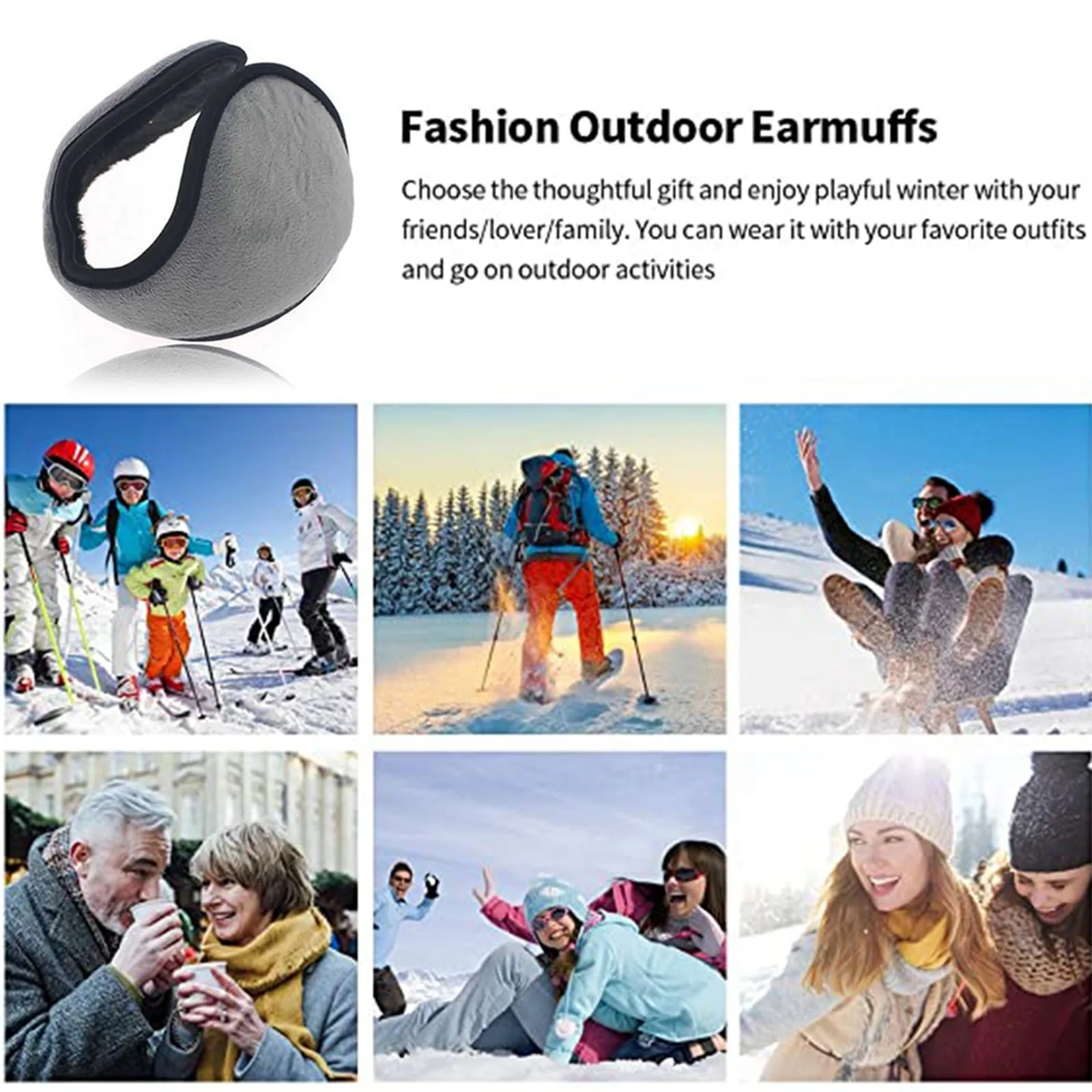 Unisex Foldable Winter EarMuffs Earmuffs In Winter Cold Weather Earmuffs Outdoor Earmuffs Women Men