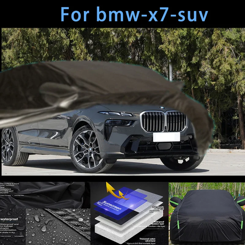 

For bmw-x7-suv Outdoor Protection Full Car Covers Snow Cover Sunshade Waterproof Dustproof Exterior Car accessories