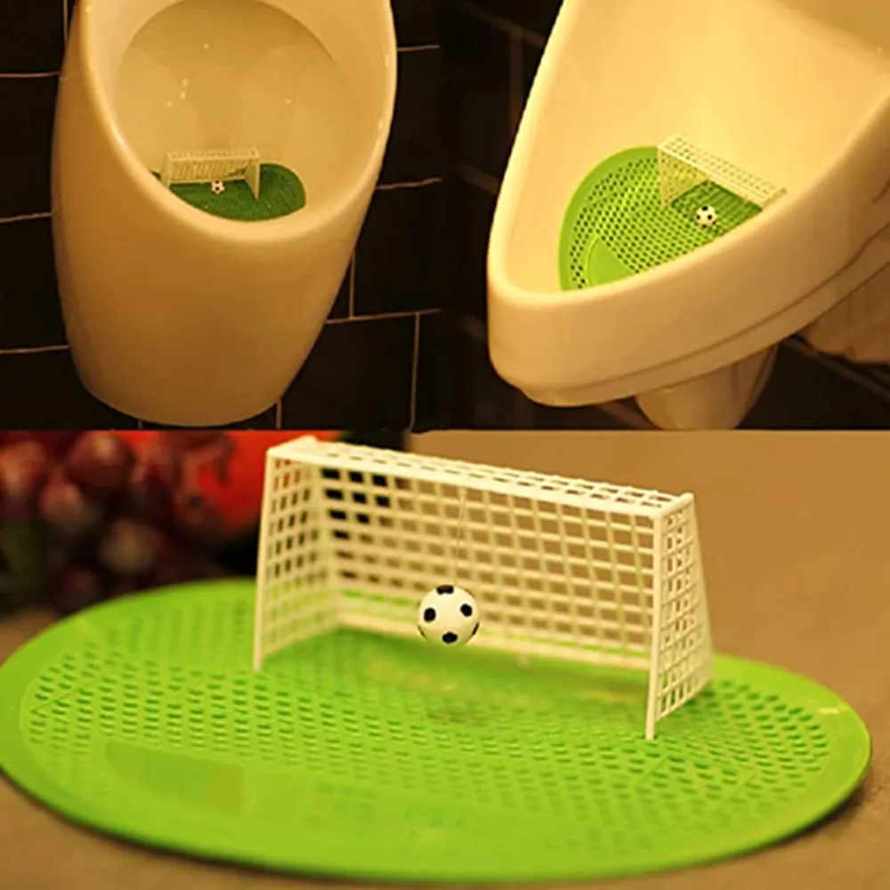 

Urinal AccessoriesSoccer Urinal ScreenFunny Urinal Anti-Splash Pad Anti-Clogging Men's Toilet Mat