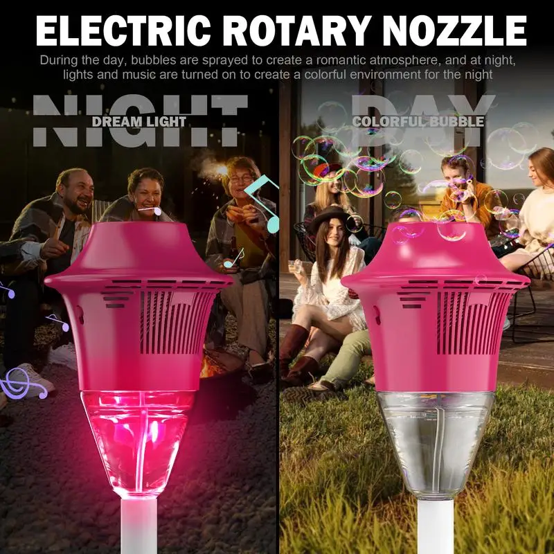 Christmas Bubble Stand Machine,500mAH rechargeable battery Height 47 Inches Stand Up Automatic Bubble Machine for Kids,Outdoor T