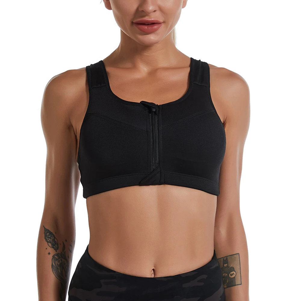 Top à soutien-gorge intégré de sport pour femmes, dos nu, séchage rapide, pour la course, entraînement, fitness, yoga,