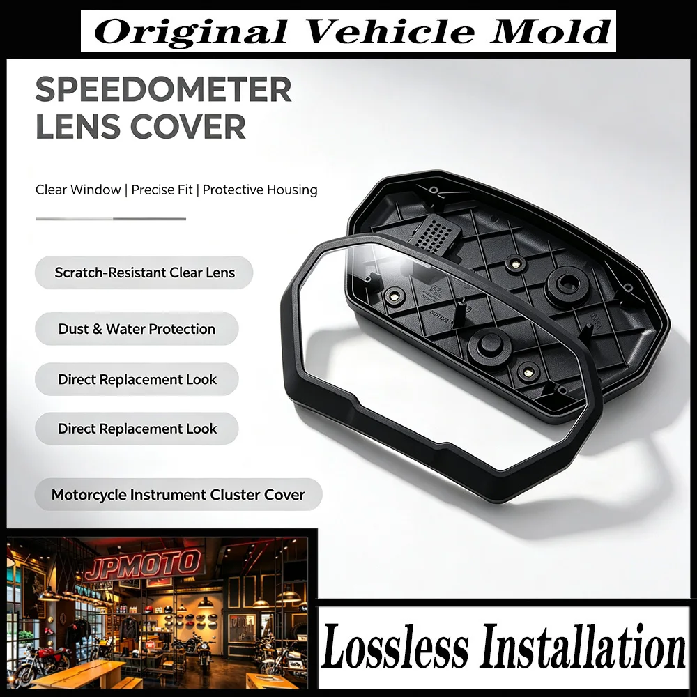 For Triumph Tiger 800 Tiger850 Tiger1200 Street Triple 765RS 765 RS Motorcycle Tachometer Gauge Cover Case Housing ABS Black