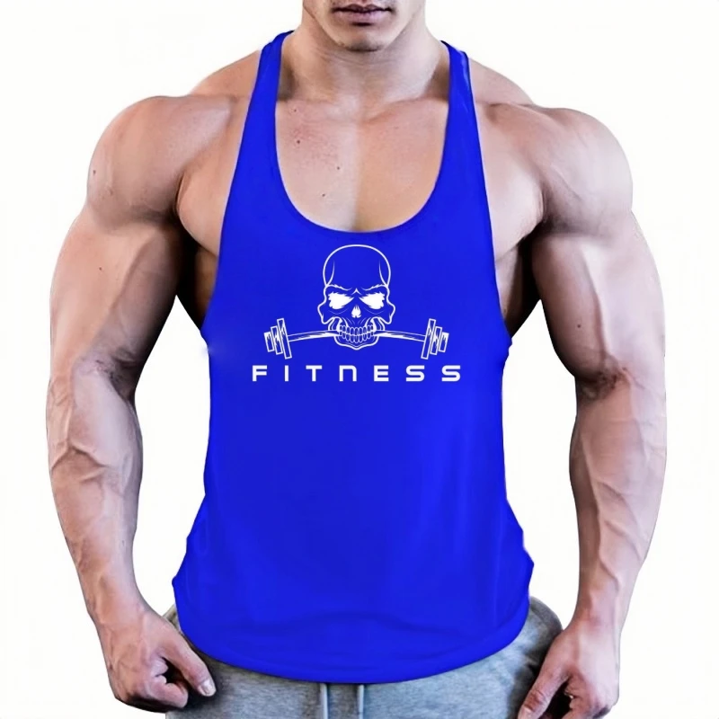 سترة سترينجر تانك للياقة البدنية للرجال، حزام حبال بظهر متسابق، مسامي ومضاد للعرق للتدريب على صالة الألعاب الرياضية الدائمة