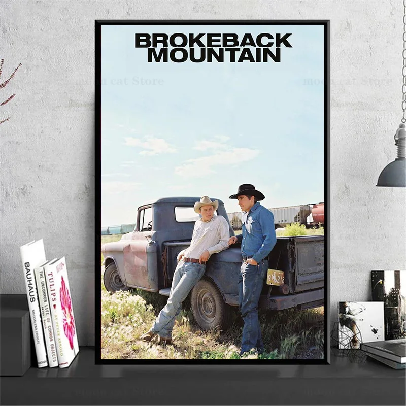 Classic Romantic Movie Brokeback Mountain Print Art Canvas Poster For Living Room Decor Home Wall Picture