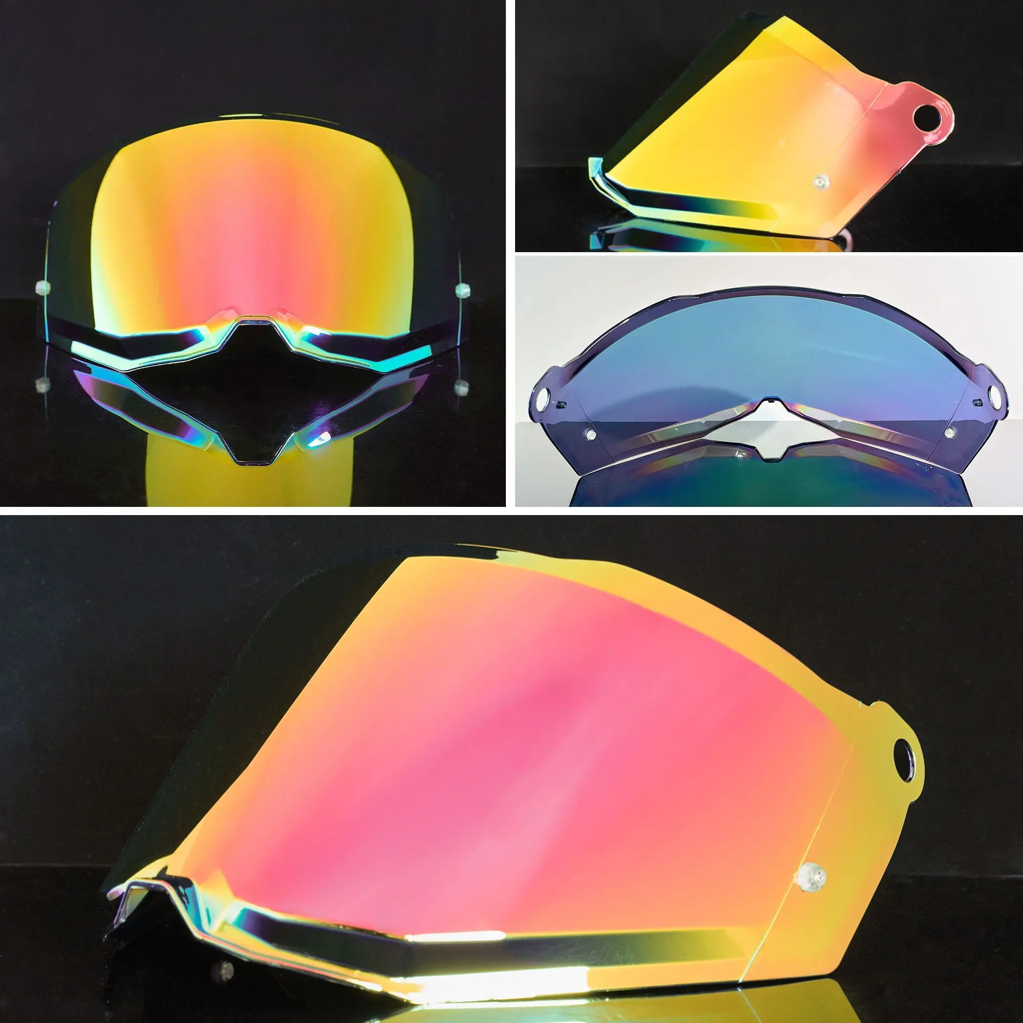 After‑market Replacement Helmet Visor Compatible with LS2 Off‑Road Helmet MX702 PIONEER MX701,  UV‑Protection Motorcycle Lens - view 5