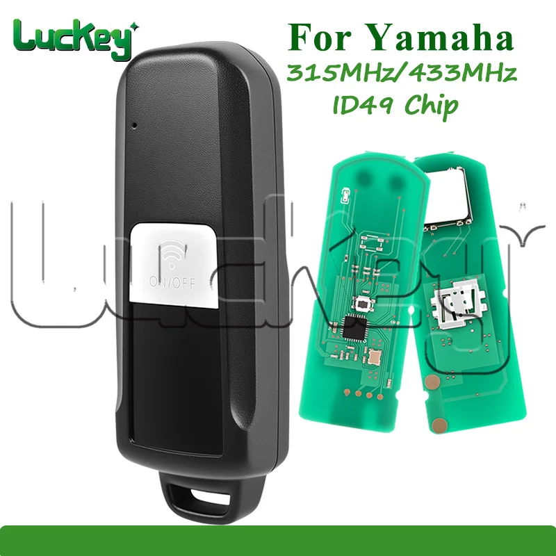 Car Remote Key Fob for Yamaha Motorcycle TMAX530 TMAX560 Tmax 530 560 315/433MHz ID49 Chip 1 Button Smart Car Key Card Tag Motor