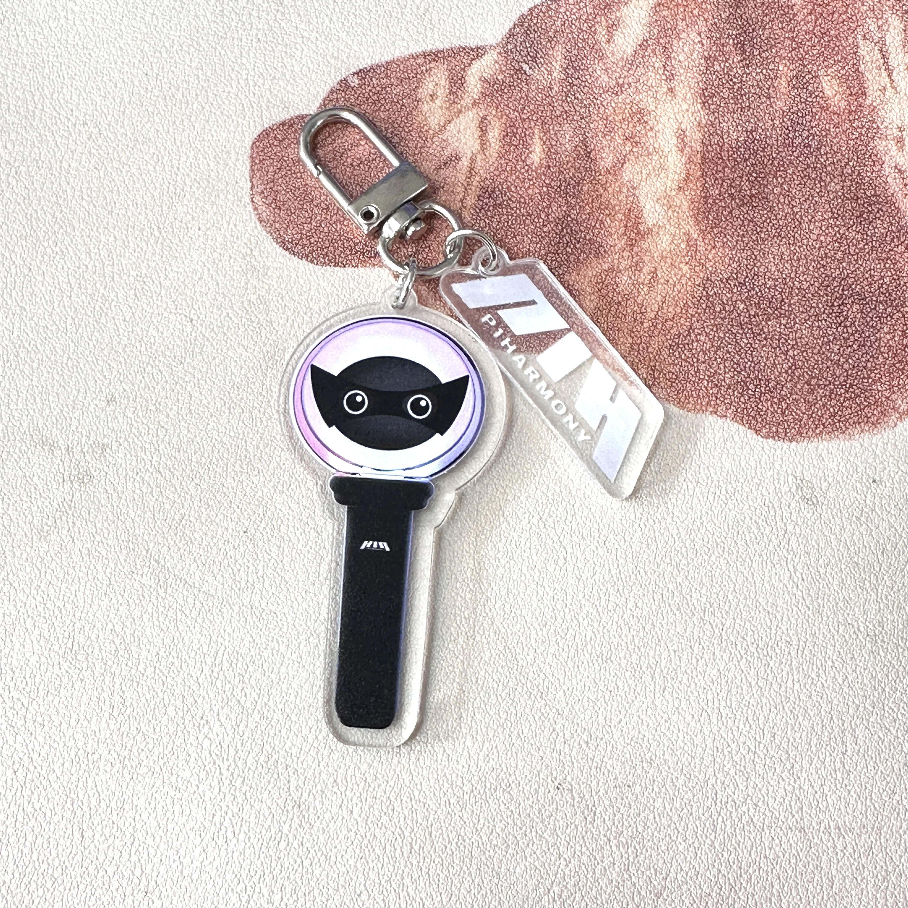 P1Harmony Mini Lightstick Keychain Acrylic Pendant Keyring THEO