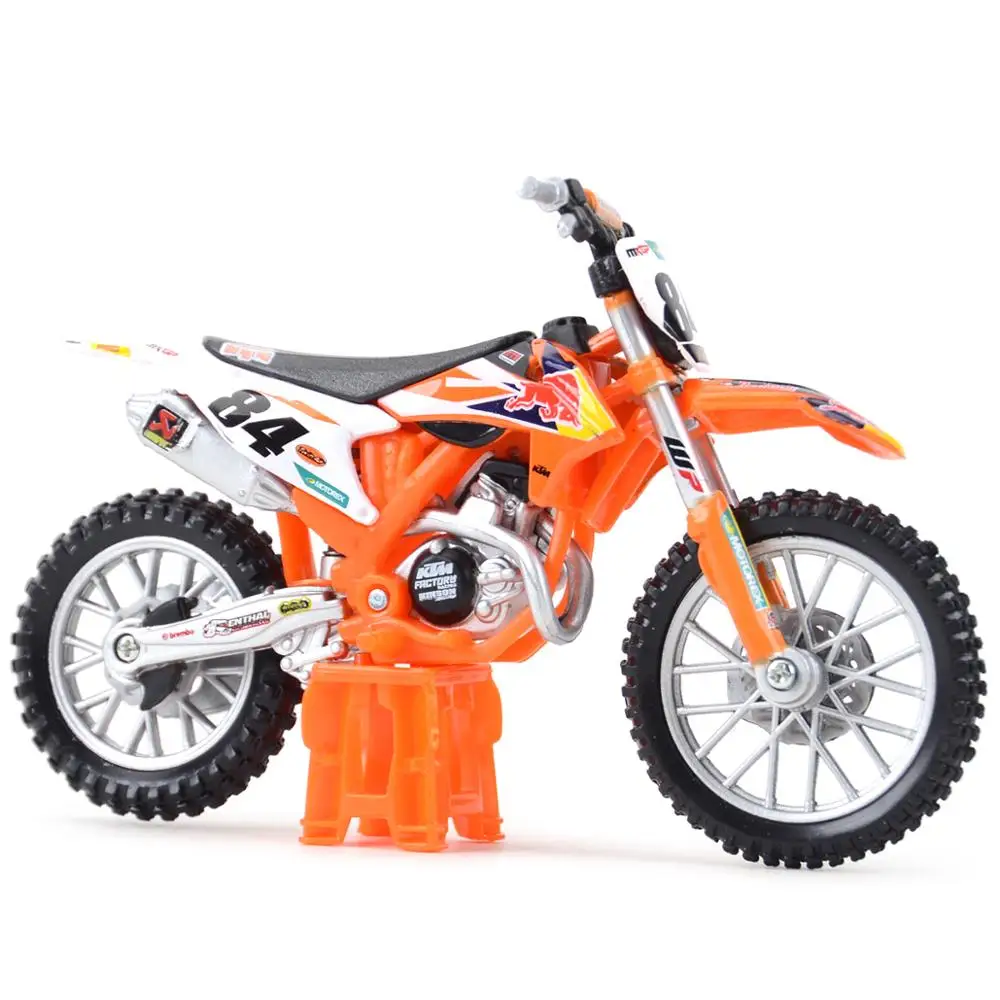 Bburago 1:18 KTM 450 SX-F Factory Edition 2018 Simulation Alloy Motorcycle Model Toy Car Gift Collection