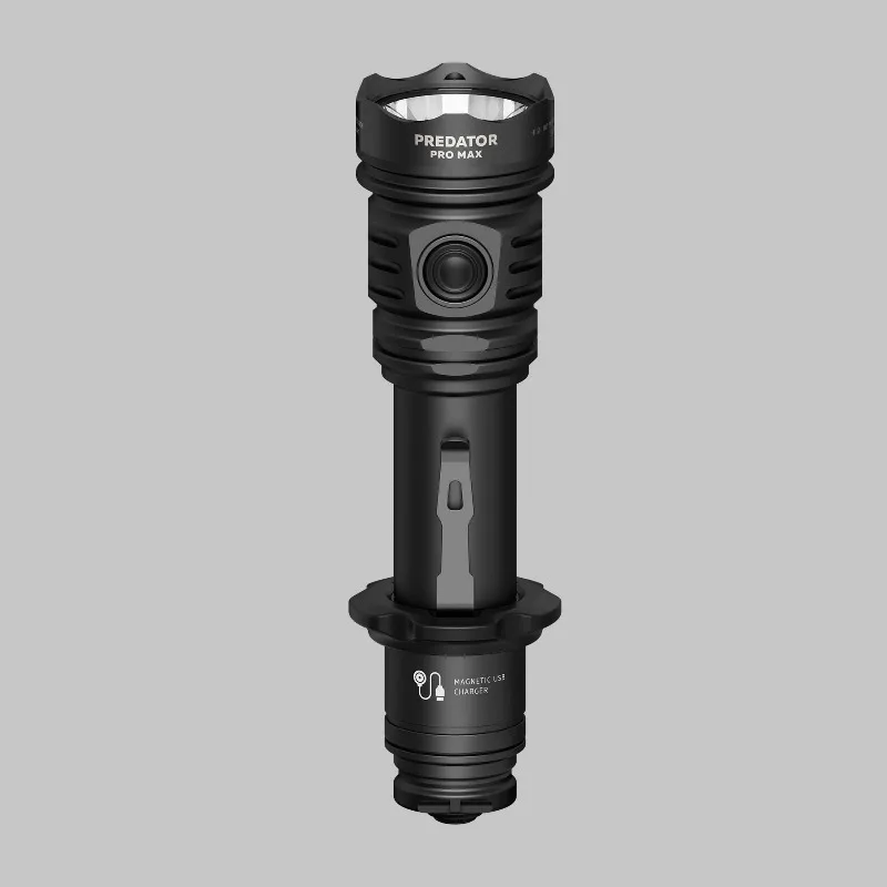 Armytek Predator Pro Max Flashlight Extended Set Rechargeable Tactical  Flash Light 3000 Lumens Hunting Torch Light