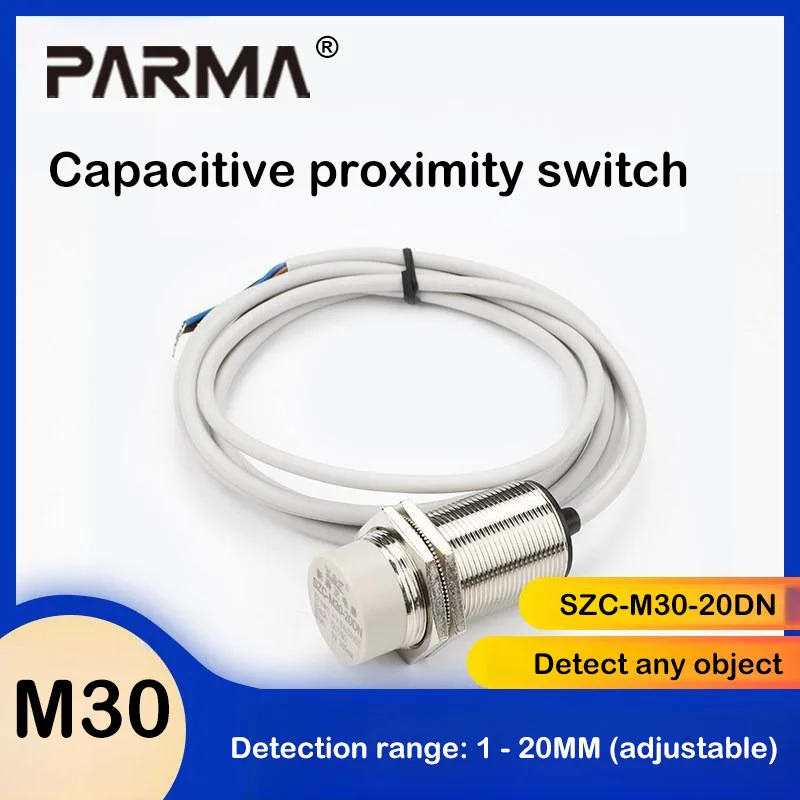 Capacitive proximity switch M30 non-metallic sensor for detecting glass liquid level and material level sensor