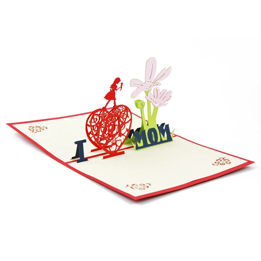 3D Up Greeting Handmade Gift for Mother's Day Up Cards Greeting Cards 3D Greeting Cards Gift Cards Mother Day Cards