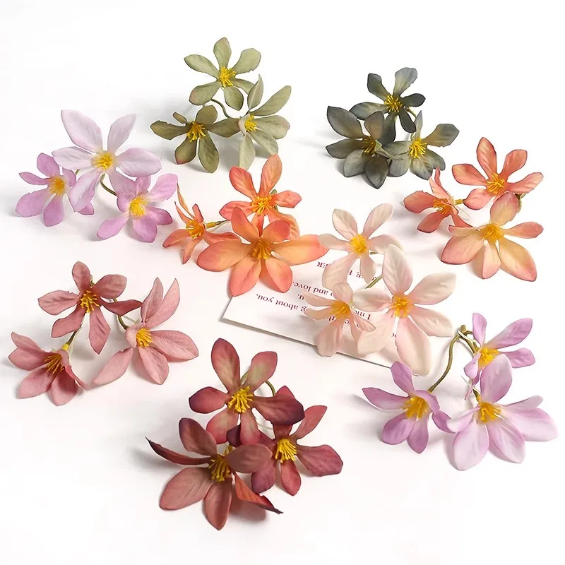 10/20pcs Gänseblümchen künstliche Blumen Köpfe Hochzeits dekorationen Blumen Wand dekoration Wohnkultur DIY Handwerk Kranz Girlande Zubehör – Detail 14