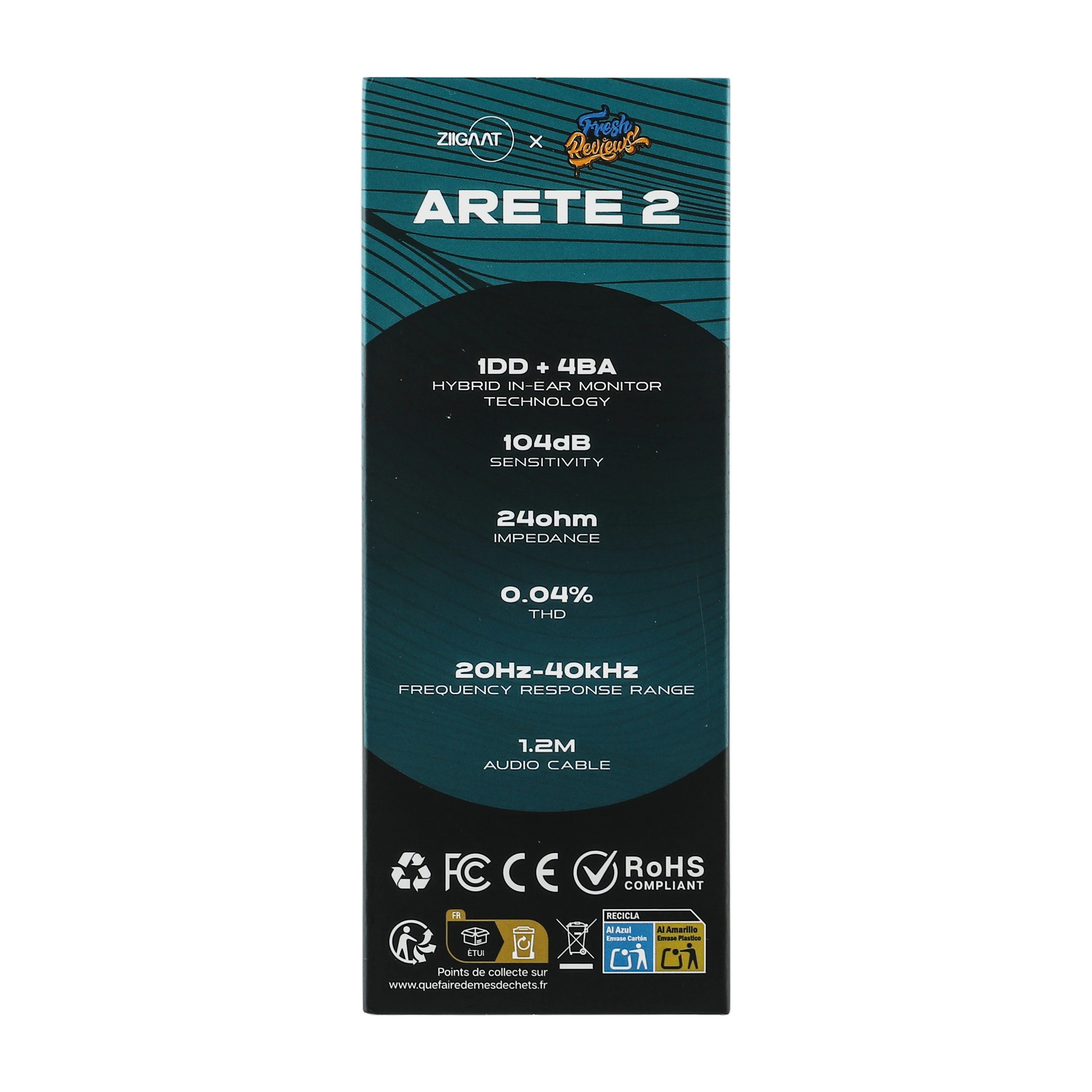 Linsoul ZiiGaat x Fresh Reviews: Arete II 2nd Gen 1DD + 4BA Hybrid IEM-Kopfhörer mit verbesserter Textur und Abstimmung – Detail 20