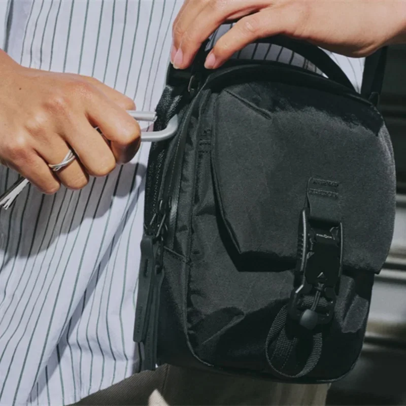 Street Sling X-Pac Nylon 2.4L Waterproof Unisex Shoulder Spare Storage Bag Crossbody Bag Fashion