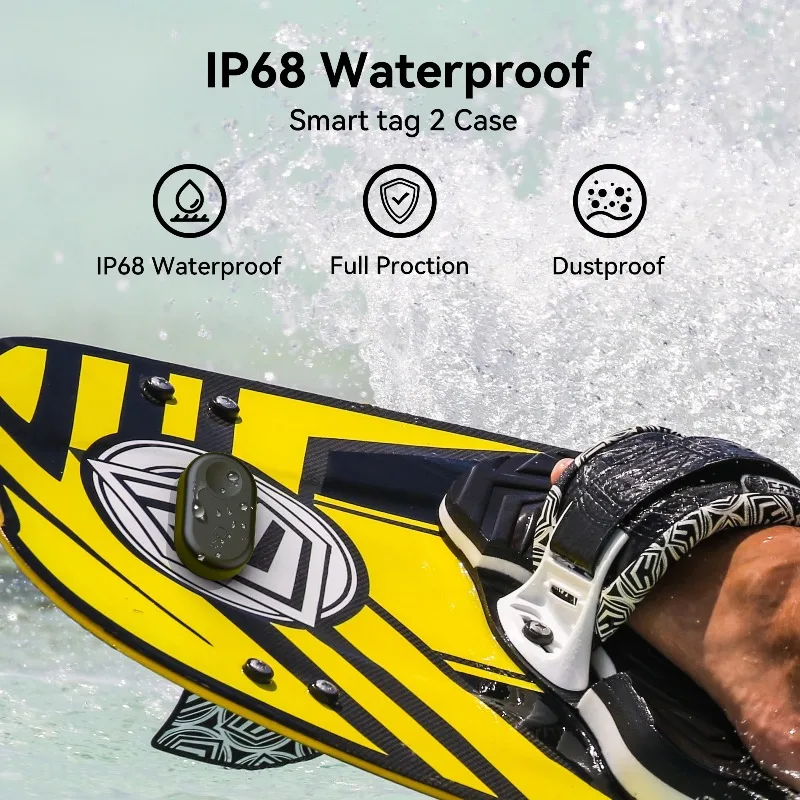 

Adhesive Silicone Holder for Samsung Galaxy SmartTag2 - Multi-Scene Use for Wallet, Luggage, Car, Bike