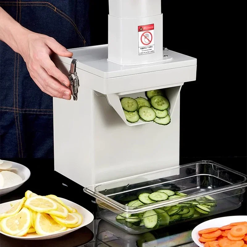 220V Listrik Multifungsi Pemotong Sayur Alat Pengiris Lemon Kentang Komersial Mesin Pemotong Penghancur Pengolah Makanan