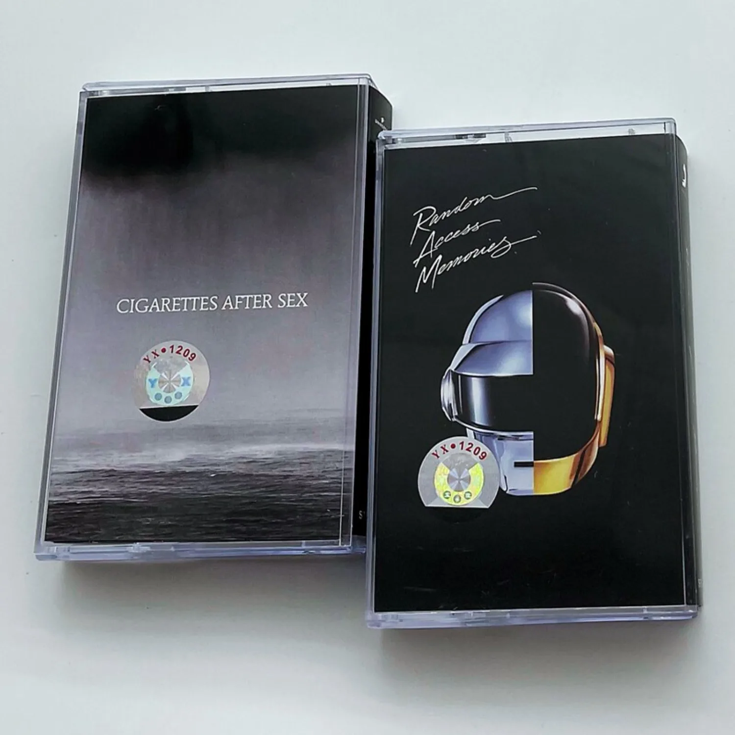 Cintas de Audio Cigarettes After Sex & Daft Punk Random Access Memories, Cintas de Audio Retro Vintage con Sonido Analógico, Coleccionable para Fans