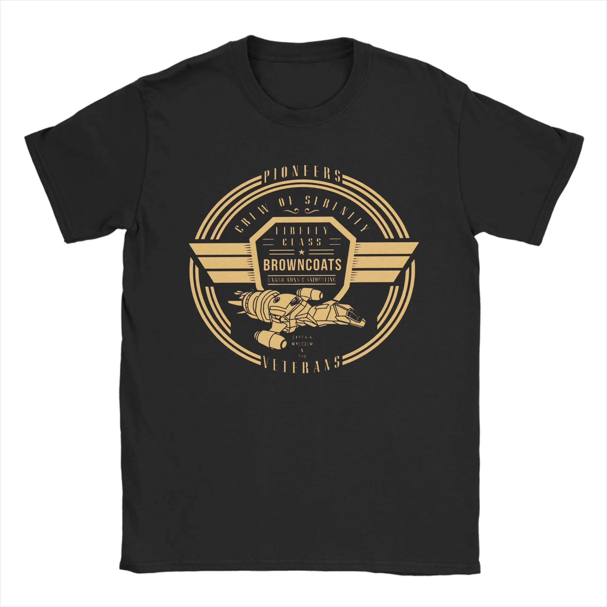 Crew of Firefly Serenity T Shirt Man  Street Style T-Shirts Summer O Neck Harajuku Tee Shirt Cheap Oversized Clothing