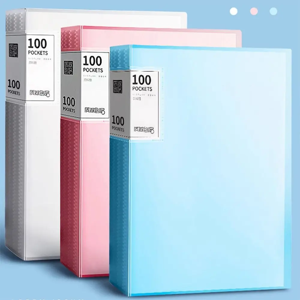 20/30/40/60/100 Pages A4 File Folder Large Capacity Multilayer Test Paper Storage Bag Waterproof Multifunctional File Bag