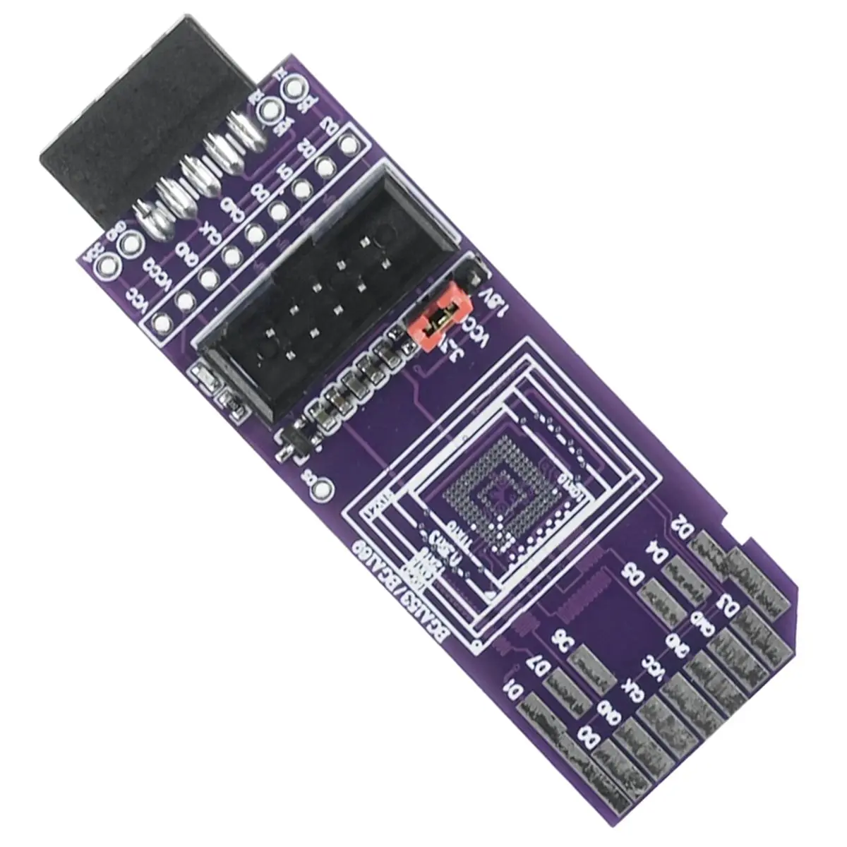 BGA254 SD-EMMC 8bit 1.8V RT809H-ISP Simple Reading and Writing Board for EMMC NAND Flash in-Circuit Programming