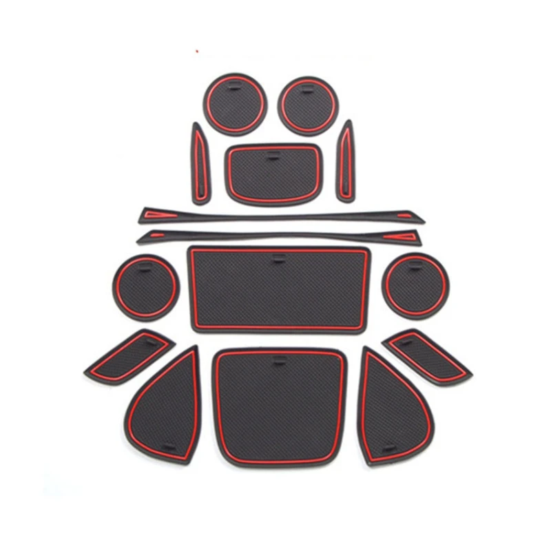 15PCS Anti-Slip Rubber Door Groove Gate Slot Mat Pad for Toyota  Yaris Cross 2021 2022 2023 2024