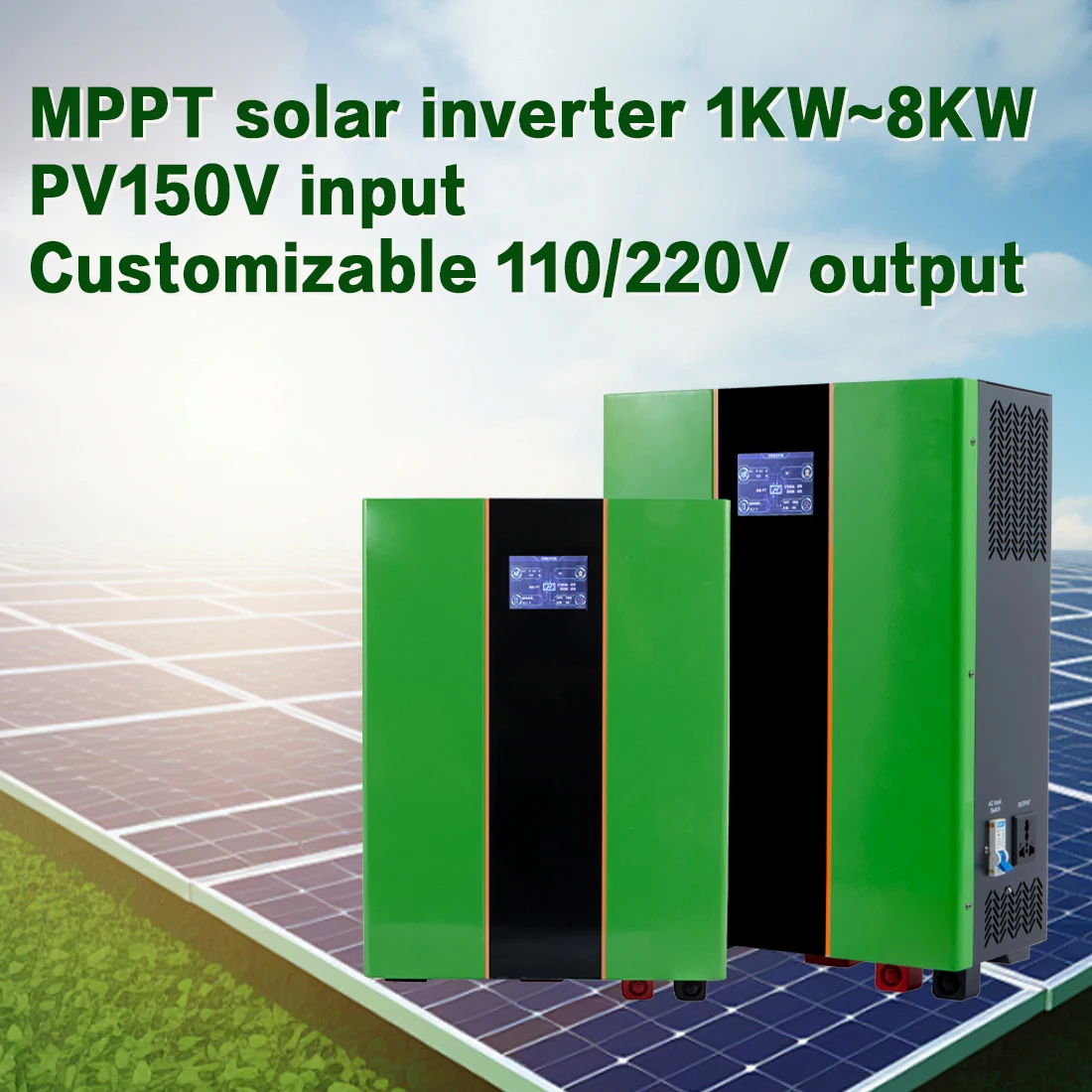 48V/60A/5000W Hybrid Solar Inverter Pure Sine Wave Off-Grid System 220V Single Phase for Lithium Battery MPPT Solar Inverter