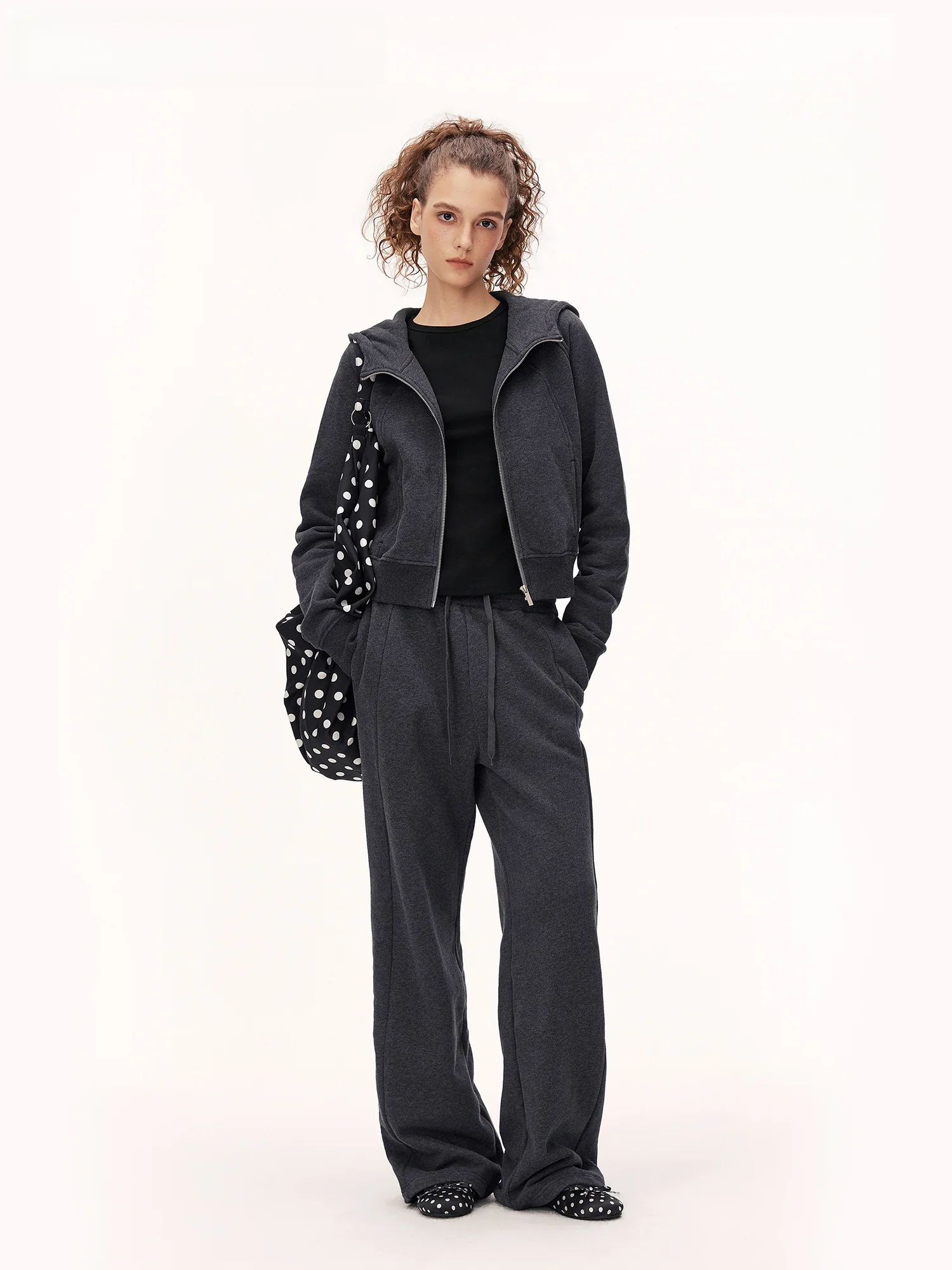 Burgenland Autumn Casual Sportswear Set Women's Hoodie Jacket Loose Fit Long Pants Two-Piece Suit Comfortable Fashion Ensemble