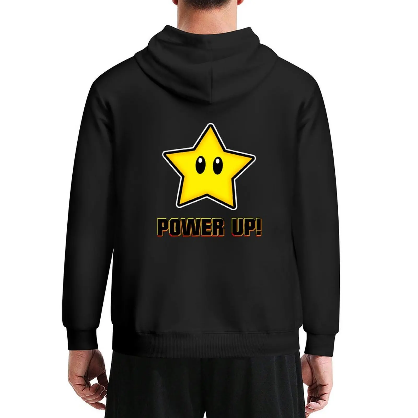 

Power Up Star! Hoodie mens clothing anime clothing men clothes men's clothes men's hoodies