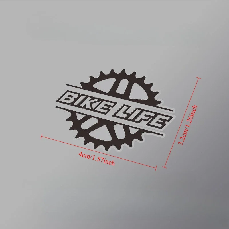 1 Stück wasserdichter Vinyl-Aufkleber für Fahrradrahmen, Oberrohr, dekorativer Aufkleber für Mountainbike- und Rennradzubehör – Detail 4