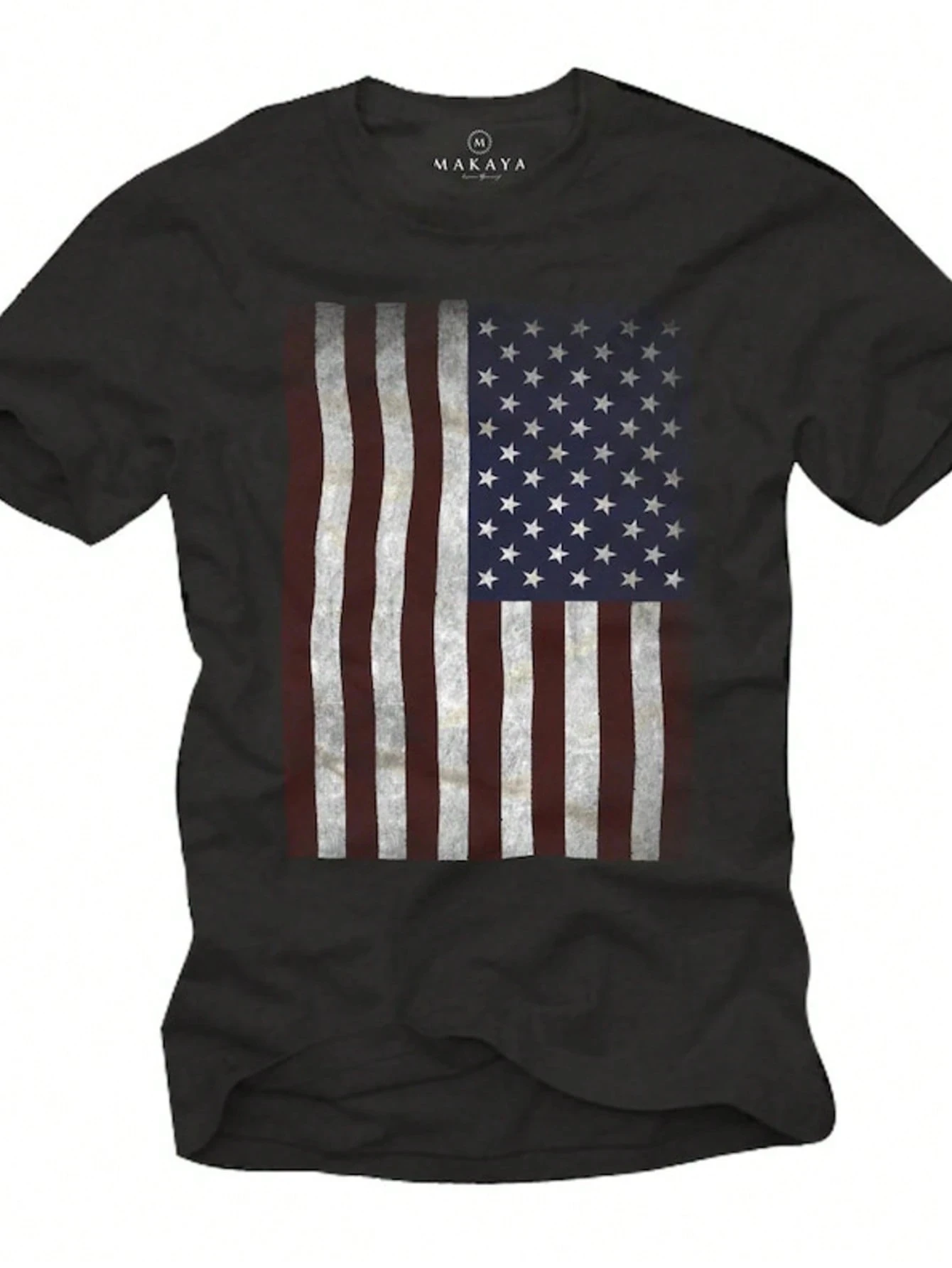 High Street Hip Hop américain rétro Design drôle Y2k haut à manches mi-longues coton été T-shirt à manches courtes pour hommes et femmes