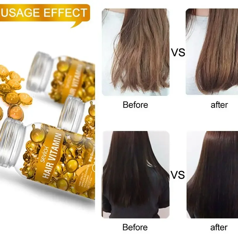 Sevich Hair Vitamin Capsule Oil Repair Damage Natural Extract Nourishing Hair Treatment Serum Pro Keratin Complex Oil