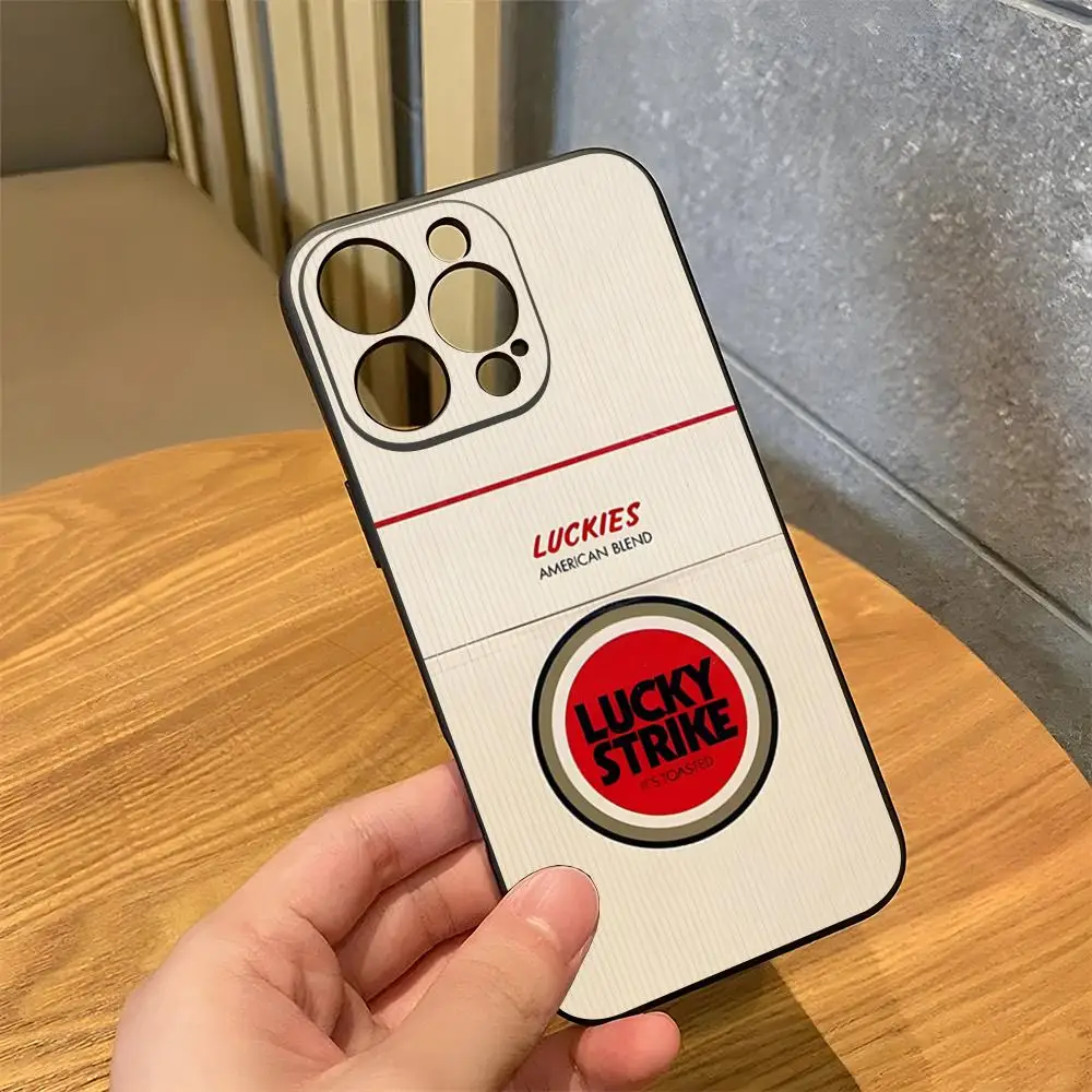 

Cool L-Lucky Strike Phone Case For 16 Pro Max Iphone 14 15 Plus 12 13 Pro 11 Xr X Xs SE Silicone Back Cover