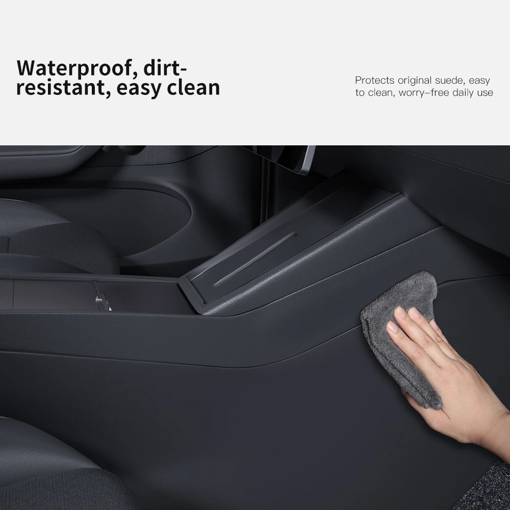 YZ For Tesla Model 3/Y Highland Juniper 2025 TPE Central Control Side Anti Kick Pad Anti-dirt Protective Protecto Accessories