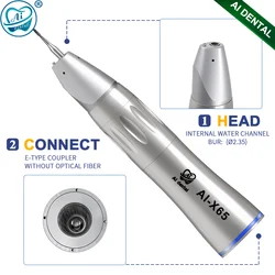 AI-X65 1:1 dental straight handpiece without optical fiber inner water spray dentistry surgical tools oral therapy equipment