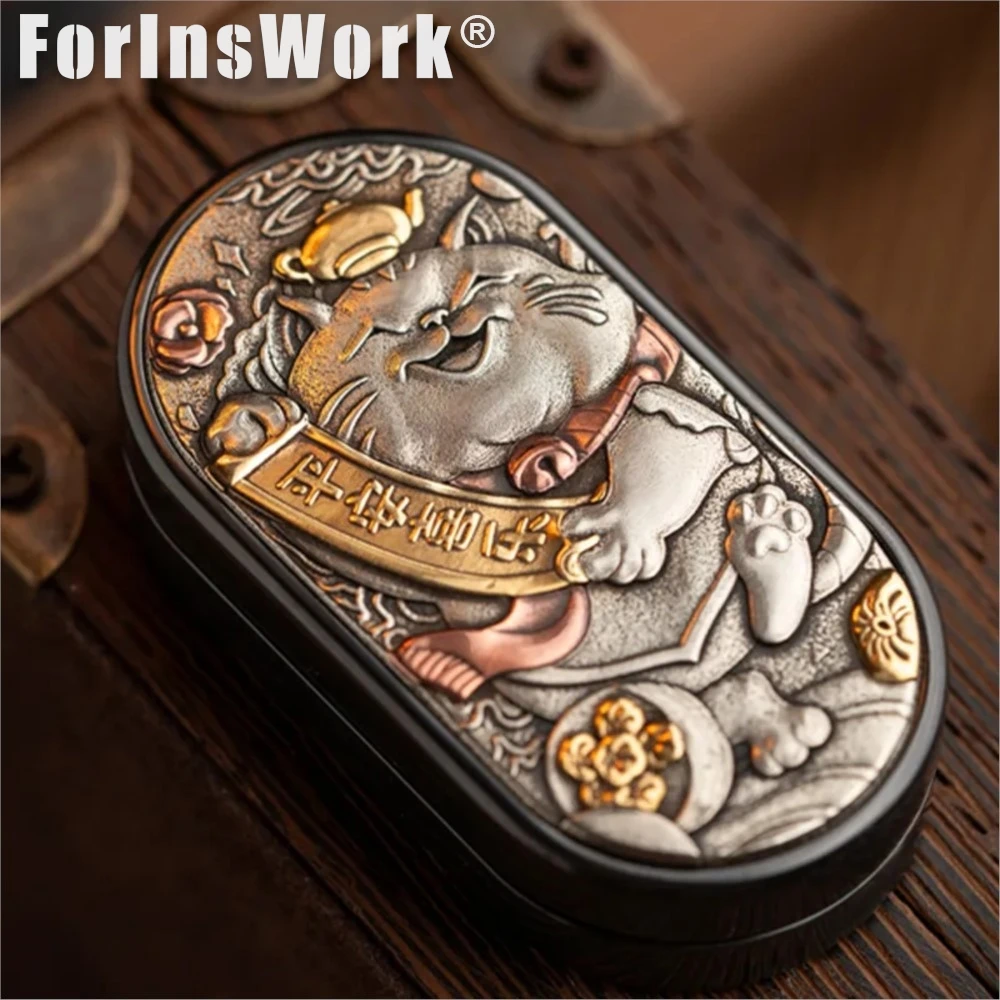 

CHENYU Zirconium Guardian X1 Cat Push Slider Multi-Function Straight Push Rotary Stress Relief Fidget Toys Adults Limited 99pcs