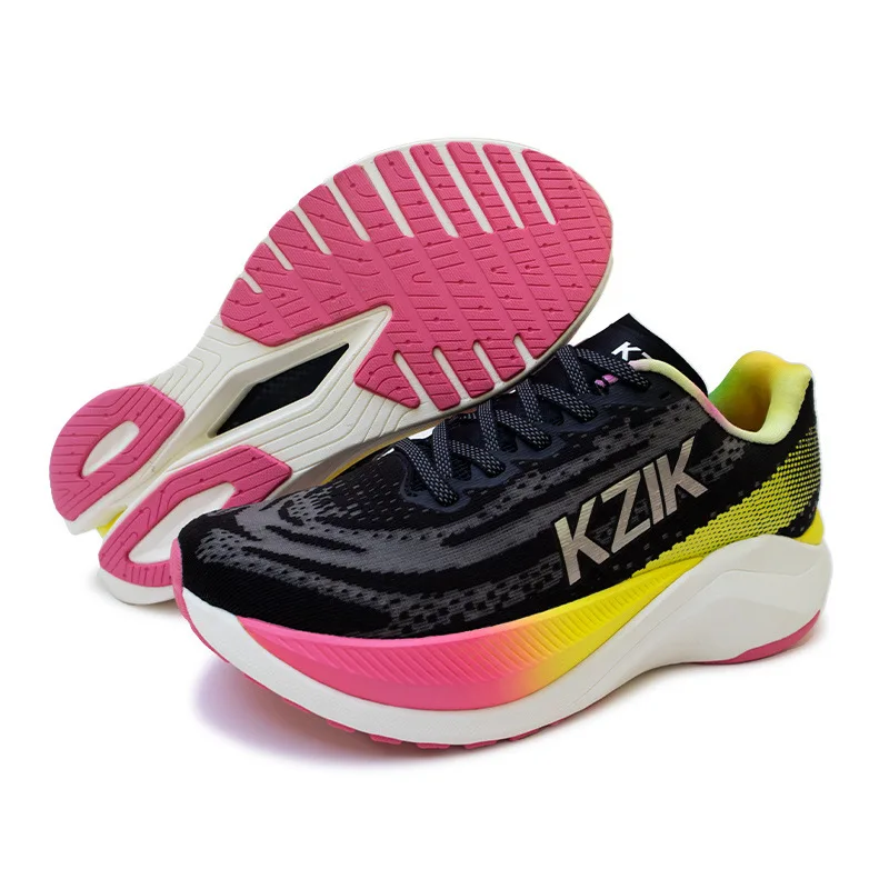 kids running sneaker breathable professional wear-resistant marathon trainers cushioning rebound men's and women's racing shoes