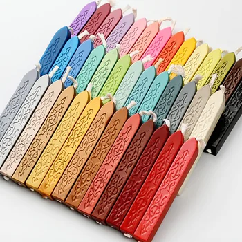 1 adet renk sızdırmazlık balmumu sopa DIY Vintage damga mühür balmumu düğün davetiyesi zarf mühür klasik hediye dekorasyon