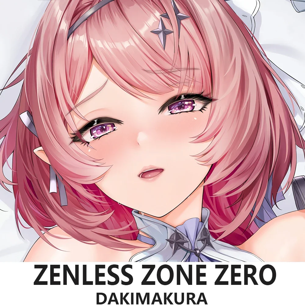 Funda de almohada de abrazo con diseño de Remielle Dan de Zenless Zone Zero, personaje de anime, ideal como cojín o cubierta para la cama, un regalo perfecto para los amantes de la cultura otaku.