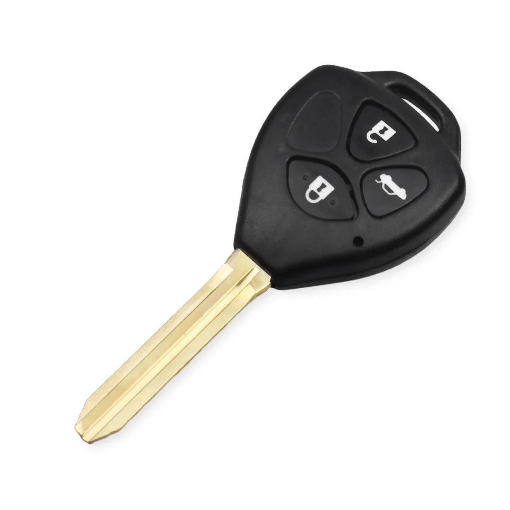 Dandkey TOY43/TOY47 2/3/4ปุ่มเปลือกกุญแจรีโมทสำหรับ Toyota Camry Avalon Corolla Matrix RAV4 Venza Yaris เคสเปลี่ยน
