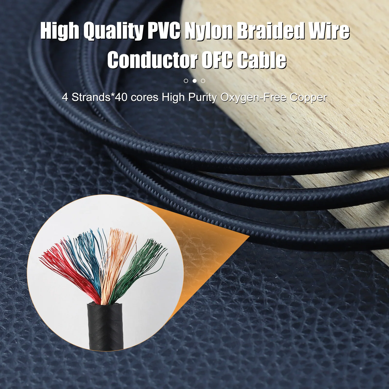 OKCSC Dual 3.5mm to XLR 4.4mm 3.5mm 2.5mm 6.35mm Plug 200cm HiFi Cable For Hifiman HE4XX HE-350 HE1000 HE-400i HE560 Headphones