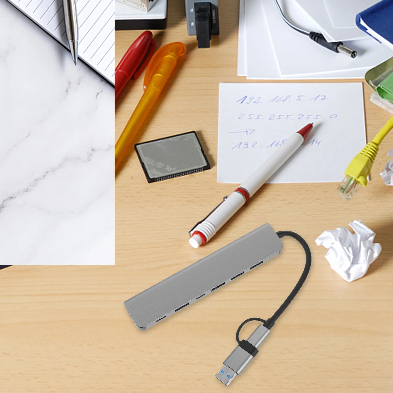 7 In 1 Usb Hub With…